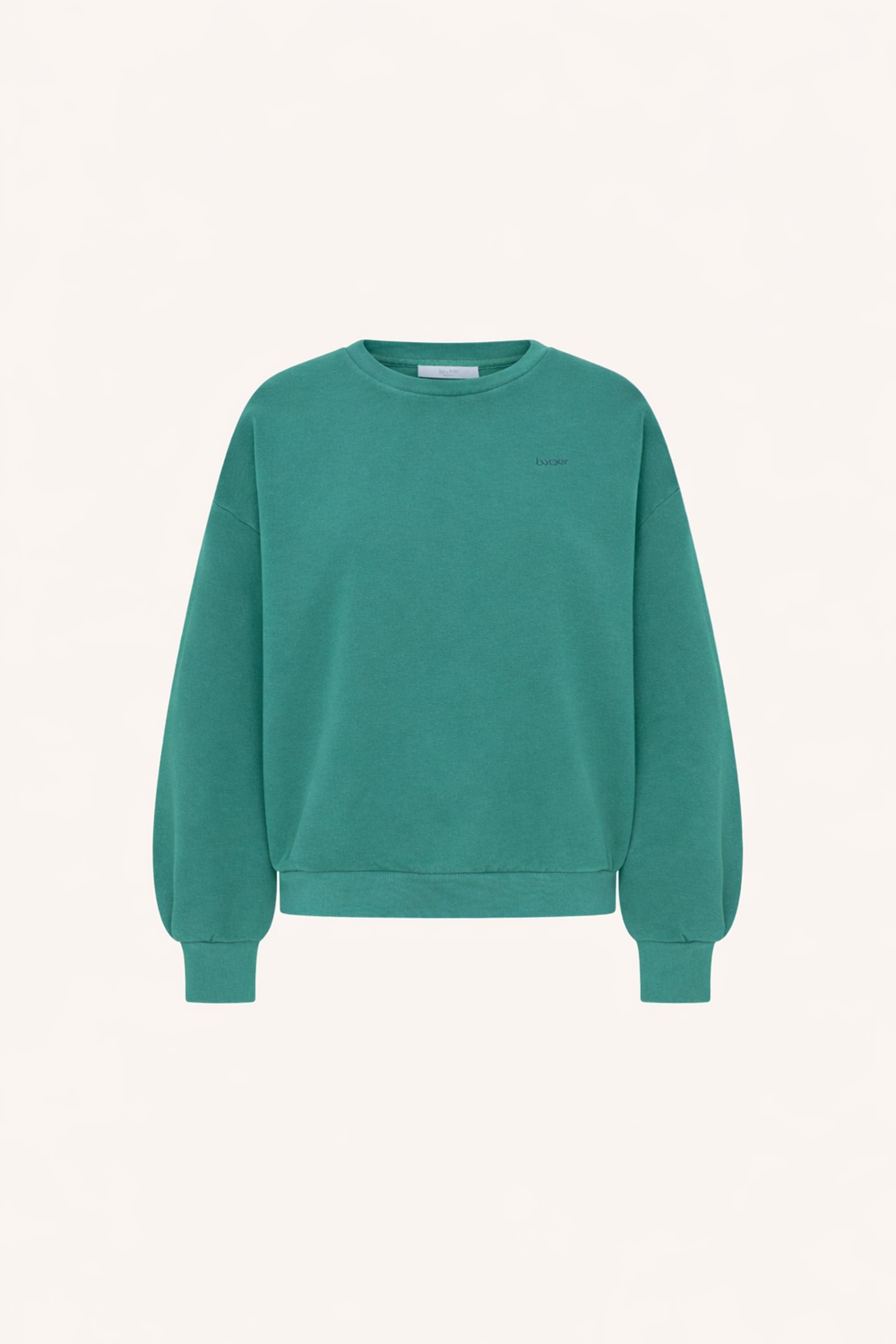 By-Bar Lili Lucky Sweater Frosty Green Damen Pullover Baumwolle grün